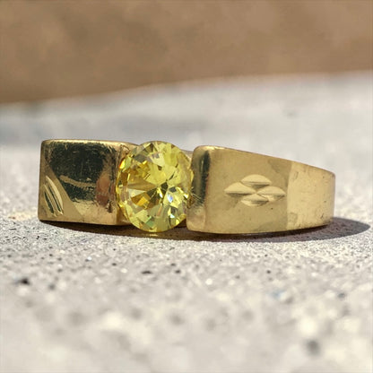 GOLDEN RADIANCE MEN'S RING