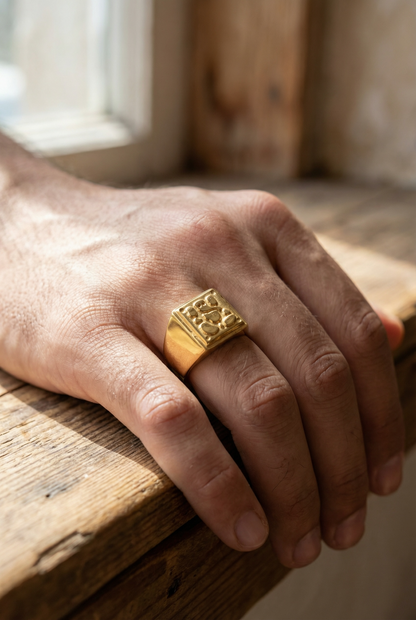 GANPATI BLESSING MEN'S RING