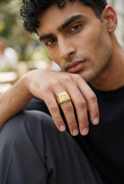 GANPATI BLESSING MEN'S RING