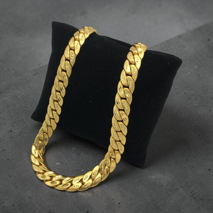AURMEN IMPERIAL CUBAN GOLD MEN’S CHAIN