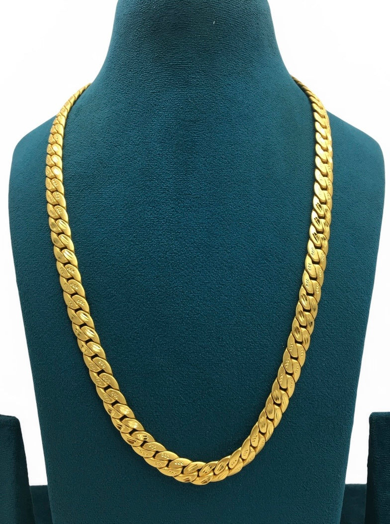 AURMEN IMPERIAL CUBAN GOLD MEN’S CHAIN