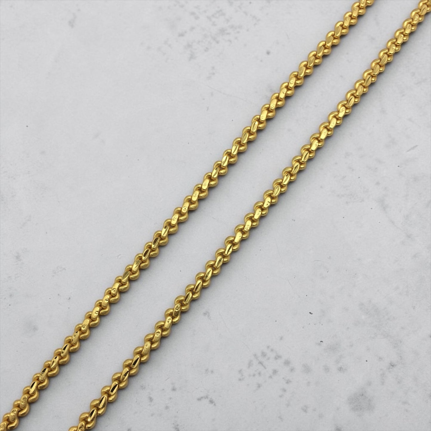 PREMIUM ROPE BRAID GOLD FINISH MEN’S CHAIN