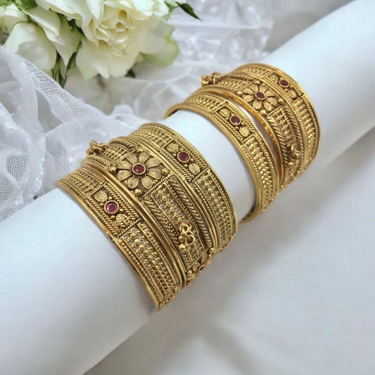 SHAILA RAJWADI BRASS BANGLES