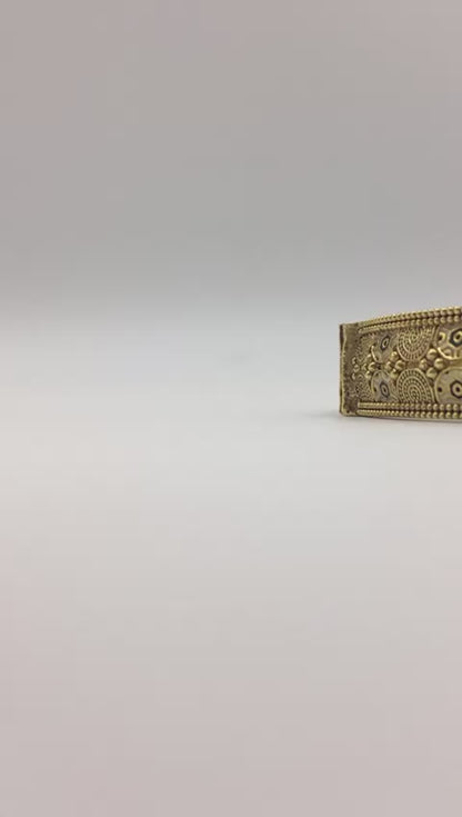 KIYANA SWAROVSKI BRASS BANGLES