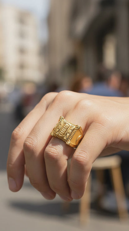 ROYAL FORTRESS SIGNET RING