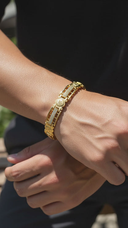 VANGUARD CREST DIAMOND BRACELET