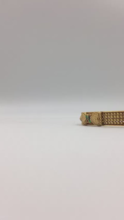 CELESTIA RAJWADI BRASS BANGLES