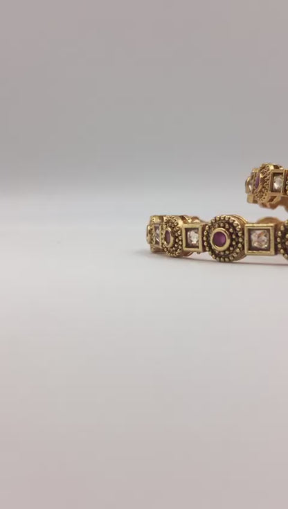 XYLINA RAJWADI BRASS BANGLES