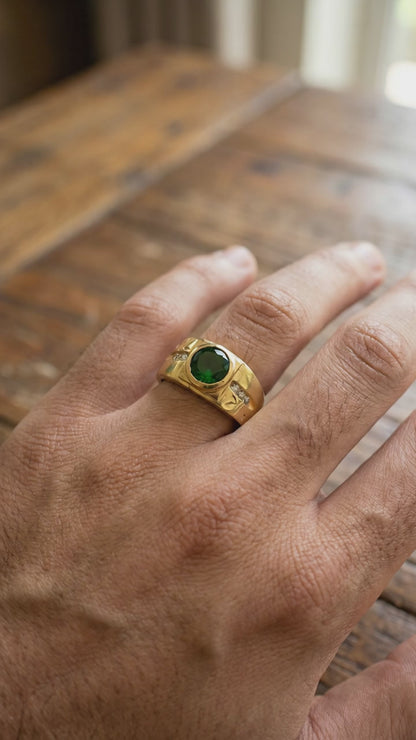 VERDANT SIGNET MEN'S RING