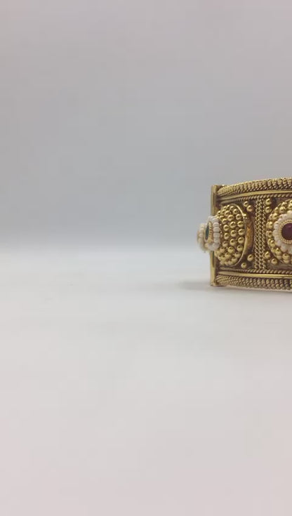 VITHIKA RAJWADI BRASS BANGLES