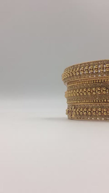 VARNIKA RAJWADI BRASS BANGLES